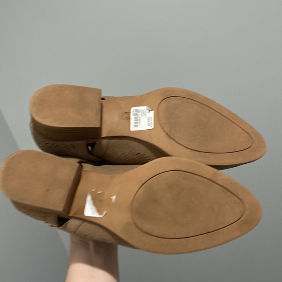 Tan booties pointed toes thick sticking and breathable weaving 10w C est. 1946 - Picture 10 of 14